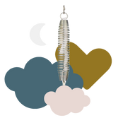 <ul><li>Besonders sicher mit extra starkem Federdraht</li><li>Ruhige, fein justierbare Schwingung von Experten entwickelt</li><li>Sicherheitsseil aus Klettergurtband für absolute Sicherheit</li></ul>