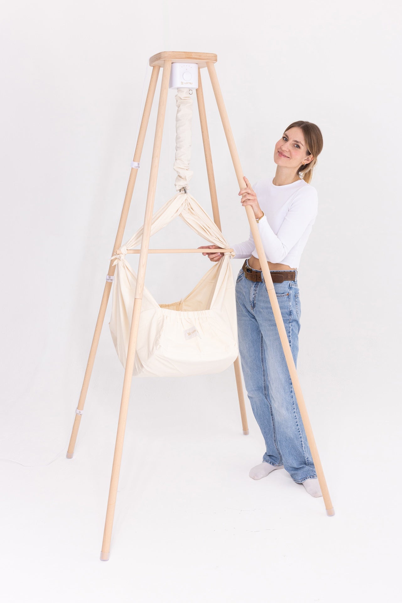 Federwiege mieten: Lottili Federwiegen Set