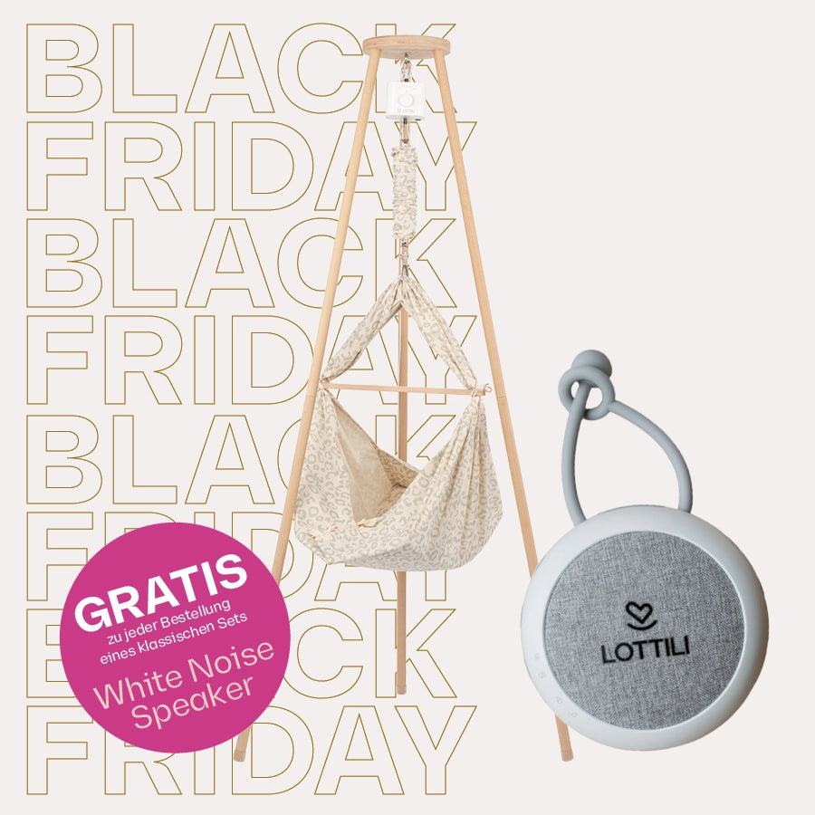 Die Federwiege mit Motor und Gestell für dein Baby