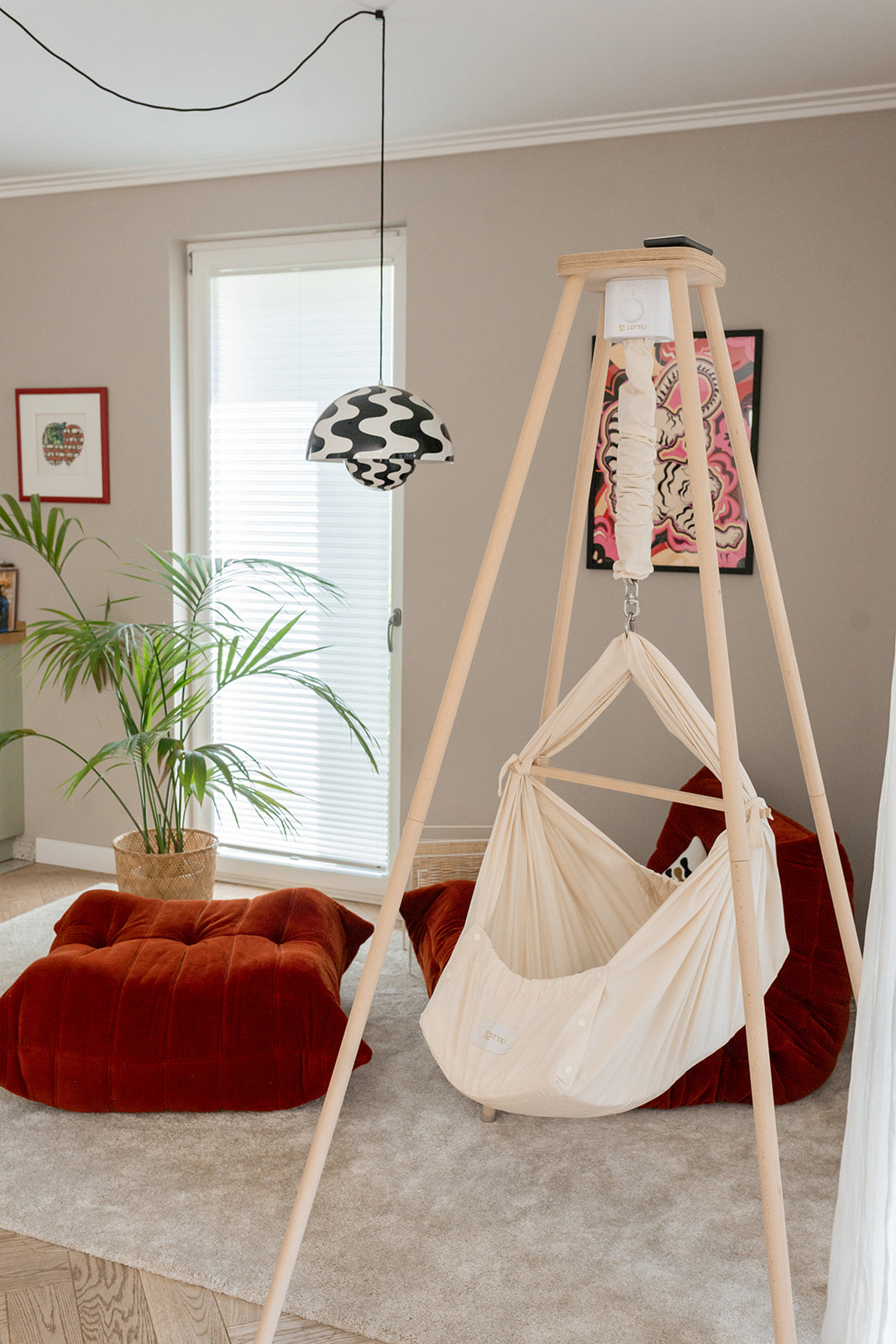 Federwiege mieten: Lottili Federwiegen Set